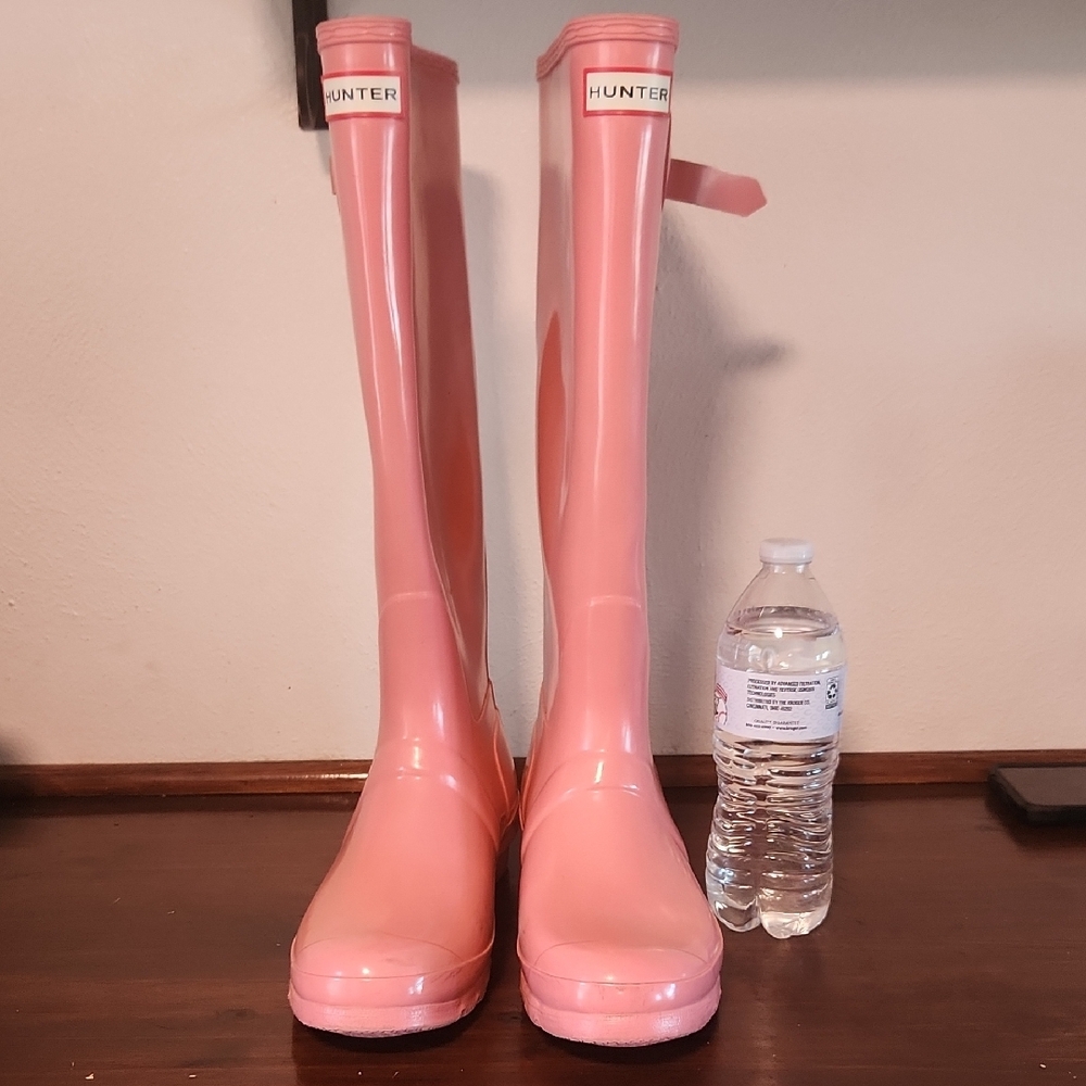 Hunter Women's Pink Rain Boots